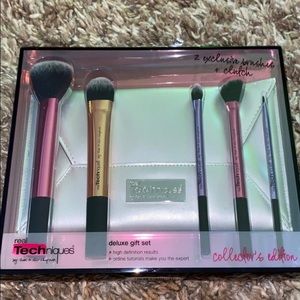 Nib real techniques brush set + clutch 6 pcs